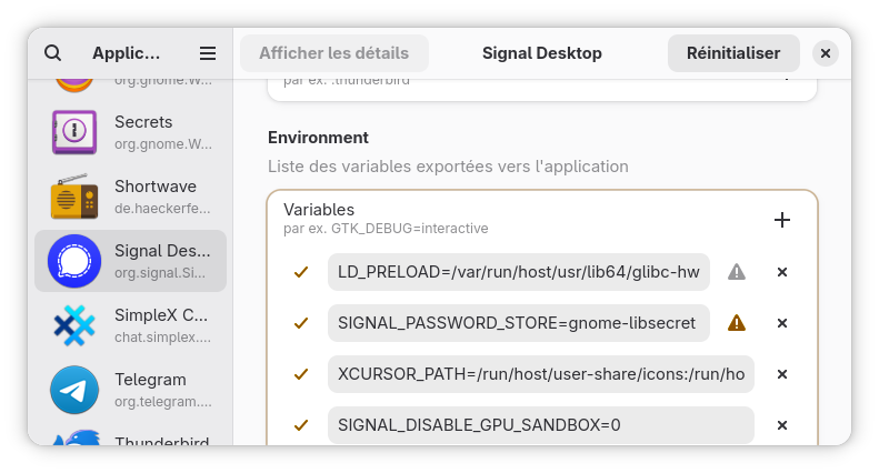 Ajout de la variable SIGNAL_PASSWORD_STORE