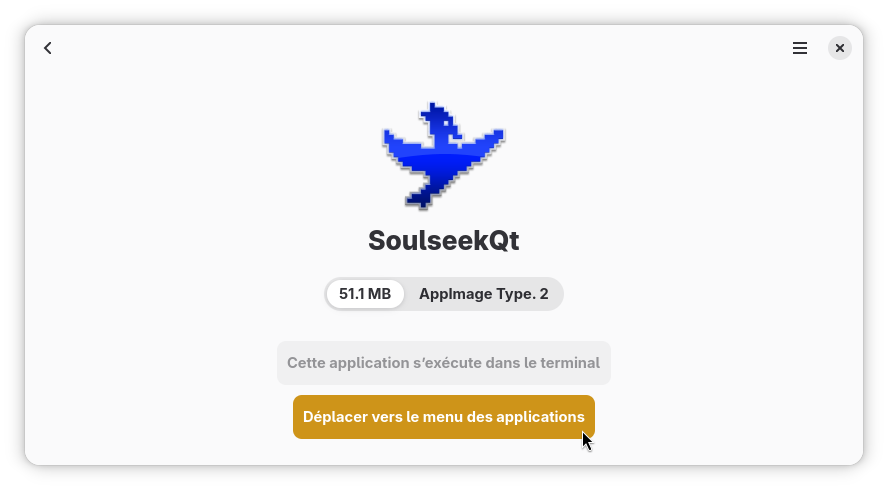 Commande d'installation depuis brew