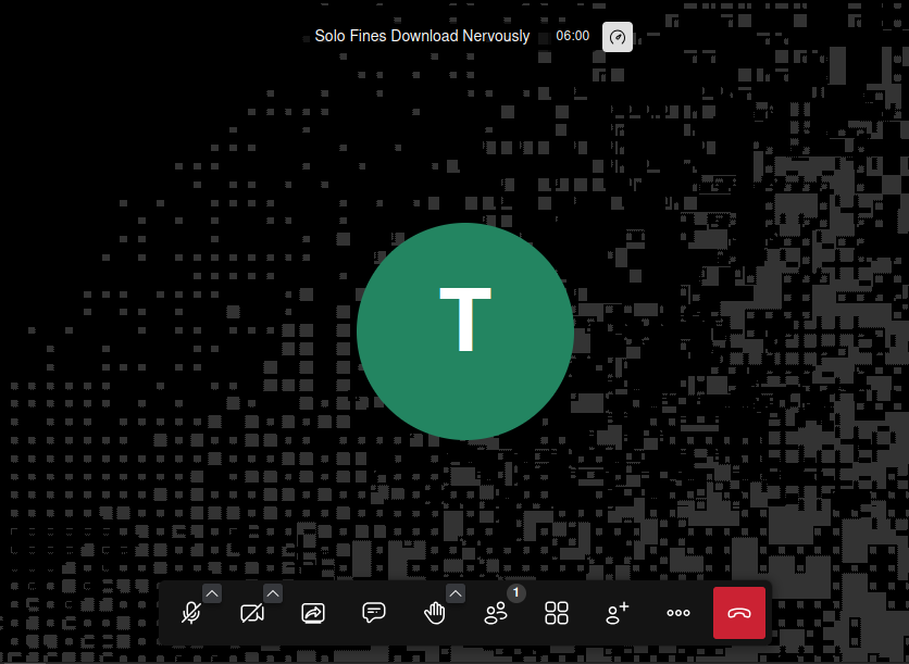 Interface pendant une visio